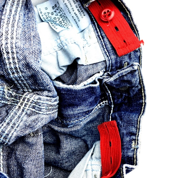 WRG Wrangler Jeans Boys Size 8 Slim Adjustable Waist Children Kids Denim Blue - Picture 6 of 7